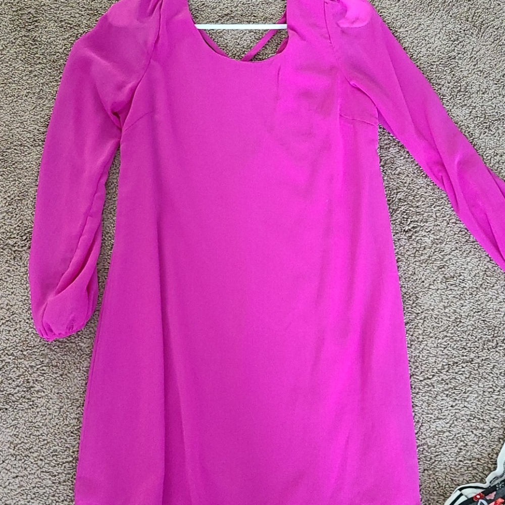 Charlotte Russe purple chiffon dress